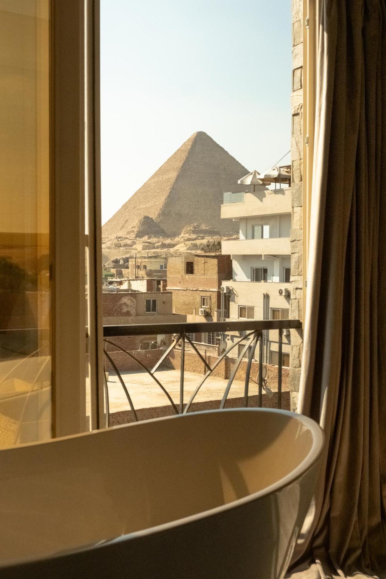Jimmy Pyramids Hotel Kafret el-Gabal Exterior foto